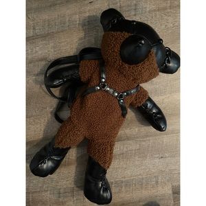 Brand New RARE Dolls Kill Club Exx Dom Daddy Bear Backpack
